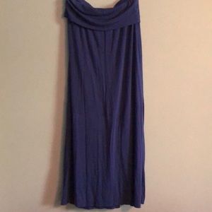 Long Royal blue Maxi skirt.